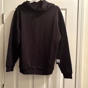 NWT Wear It To Heart Black Driver Relaxed Hoodie - Men's Small Woman's Medium